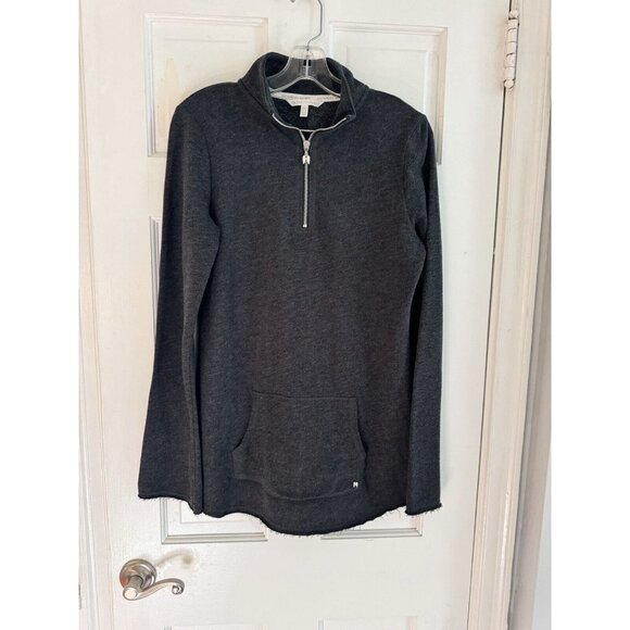 Victoria's Secret Women’s Sz M ANGEL Wing Charm Frayed HemJacket Full Zip Hoodie - Picture 1 of 9